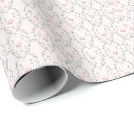 Papel De Presente Linda Floral