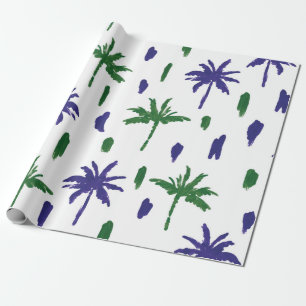 Papel De Presente Linda palmeira tropical