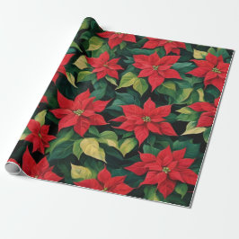 Papel De Presente Linda Poinsettia