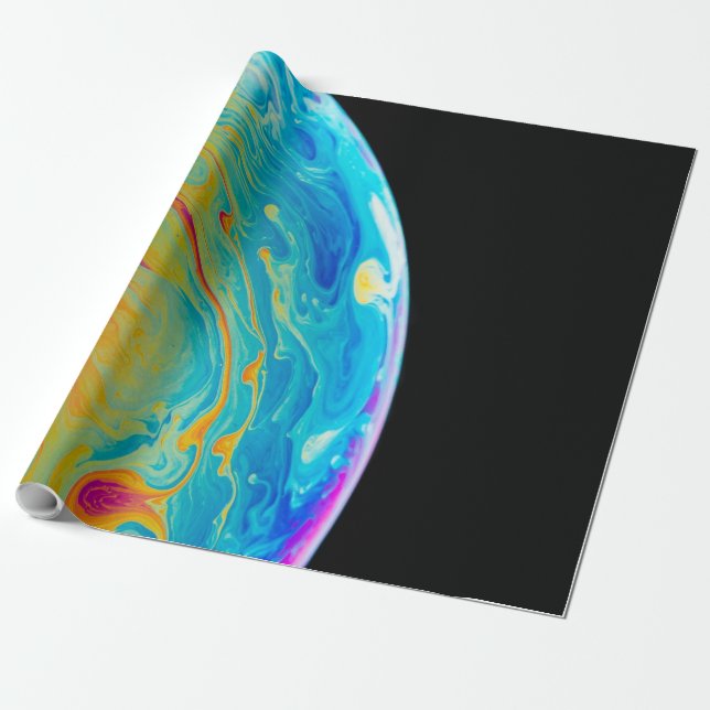 Papel De Presente Lindas estrelas (Desenrolado)