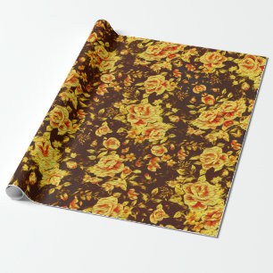 Papel De Presente Lindas flores amarelas vindas 