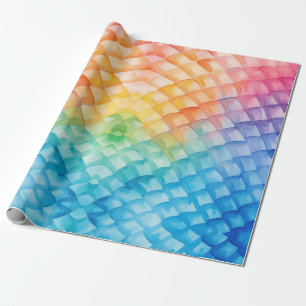 Papel De Presente Lindas Naturas Arco-Íris Inscritas