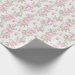 Papel De Presente Lindo Laço Rosa Floral Coquette<br><div class="desc">Papel de embrulho lindo laço rosa floral Coquette. Itens correspondentes disponíveis.</div>
