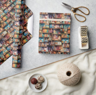 Papel De Presente Lindos Manuais de Watercolor Biblioteca Bookpratel