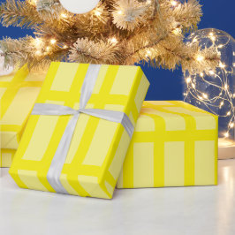 Papel De Presente Lindos retângulos AMARELOS