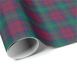 Papel De Presente Lindsay Clan Tartan
