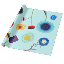 Papel De Presente Linen Paper floral