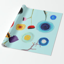 Papel De Presente Linen Paper floral
