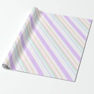 Papel De Presente linhas às riscas modelos raios Regenbogenfarben