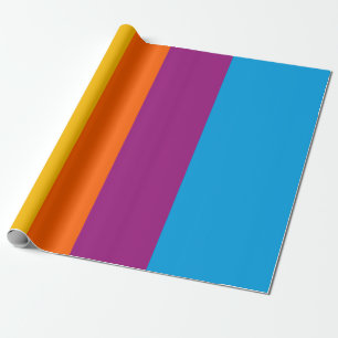 Papel De Presente Linhas coloridas
