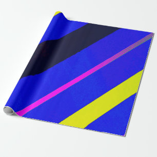 Papel De Presente Linhas coloridas