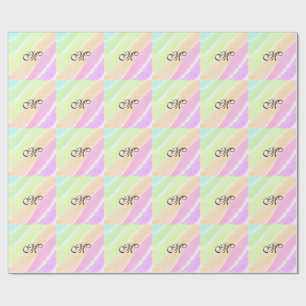 Papel De Presente Linhas de cores do stripper do arco-íris adicionam