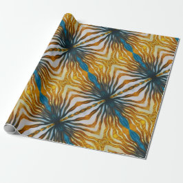 Papel De Presente Linhas de Fluxo