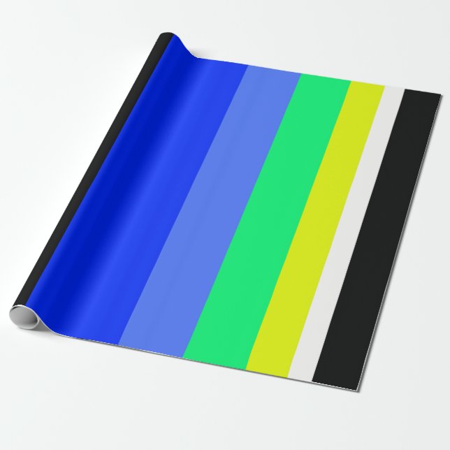 Papel De Presente Linhas escuras (Desenrolado)