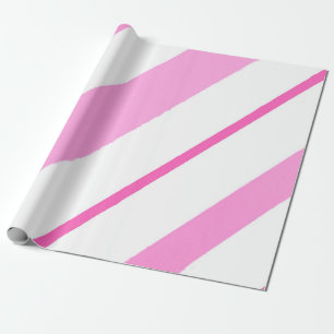 Papel De Presente Linhas rosa