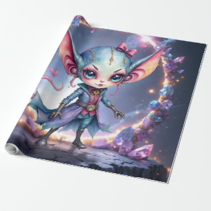 Papel De Presente Liora – Coração de Cristal das Estrelas 