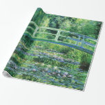 Papel De Presente Lírios e Ponte Japonesa, Claude Monet<br><div class="desc">"Water Lily and Japan Bridge" é uma pintura a óleo do pintor francês Impressionismo, Claude Monet. Claude Monet foi um dos fundadores da pintura do impressionismo francês. Esta ponte japonesa foi construída sobre seu lago de lírio em 1895. Em 1899 ele havia feito a primeira série de pinturas que focavam...</div>