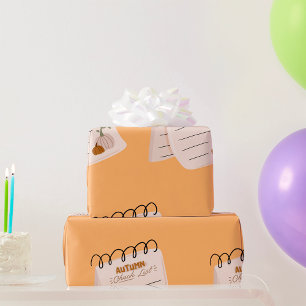 Papel De Presente Lista de Verificação de outono - Lista de Notas a 