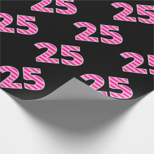 Papel De Presente Lista Rosa 25 Evento # (Aniversário, Aniversário)