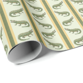 Papel De Presente Listra de jacaré