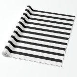 Papel De Presente Listra preta & branca ou preta & customizável da<br><div class="desc">Escolha sua cor pessoal em vez do branco ao lado da listra preta. Entra em personaliza e escolhe sua cor do fundo. Se você tem uma cor feita sob encomenda e não sabe a aplicar,  mensagem mim para a ajuda livre. Obrigados para parar perto.</div>