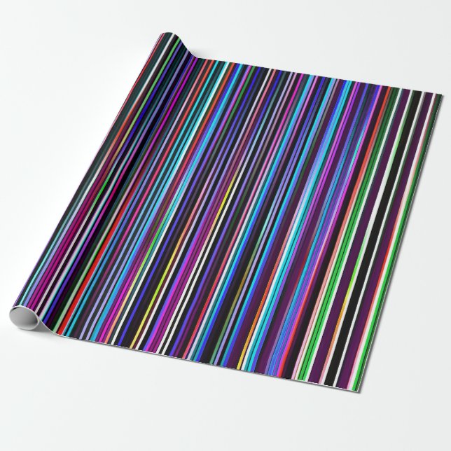 Papel De Presente listras (Desenrolado)