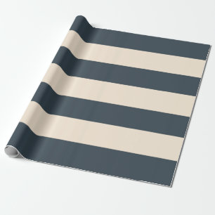 Papel De Presente Listras Cinza Carvão