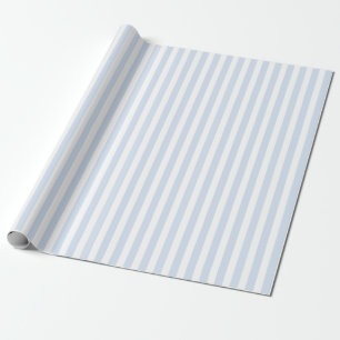Papel De Presente Listras de doce, azuis e brancas