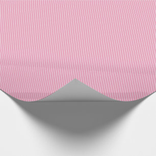 Papel De Presente Listras diagonais - cor-de-rosa e branco