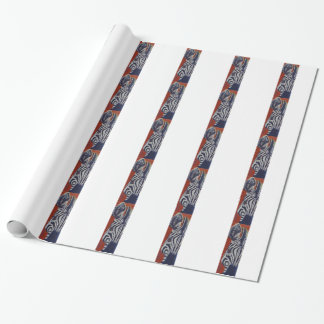 Papel De Presente Listras do africano das zebras da zebra