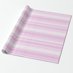 Papel De Presente Listras do rosa de bebê