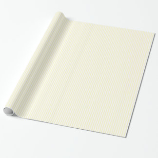 Papel De Presente Listras finas - branco e creme