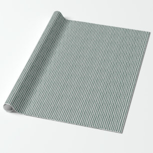 Papel De Presente Listras Tortas Cinza-Verde & Cinza Claro