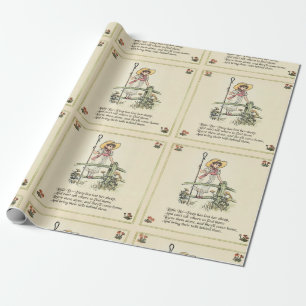 Papel De Presente Little Bo-Peep: Clássico Kate Greenaway Berçário