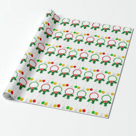 Papel De Presente Livro Branco das mortes vermelhas e verdes