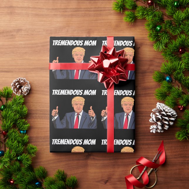 PAPEL DE PRESENTE LIVRO DE NASCIMENTO DA MÃE DONALD TRUMP (Presente de Natal)
