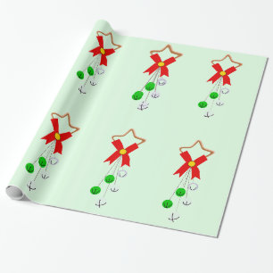Papel De Presente Livro Verde da Fúria de Natal