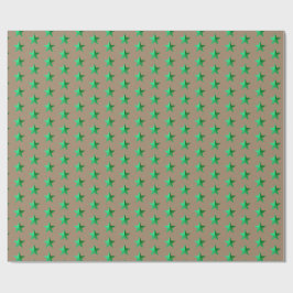 Papel De Presente Livro Verde da Rustic Kraft