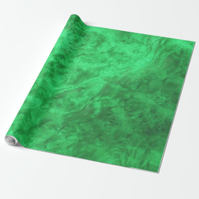 Papel De Presente Livro Verde do Emerald Velvet (Desenrolado)