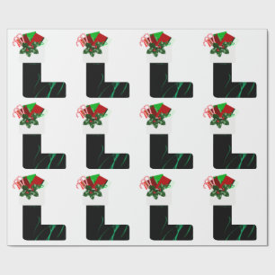 Papel De Presente Livro Verde Velvet de Natal