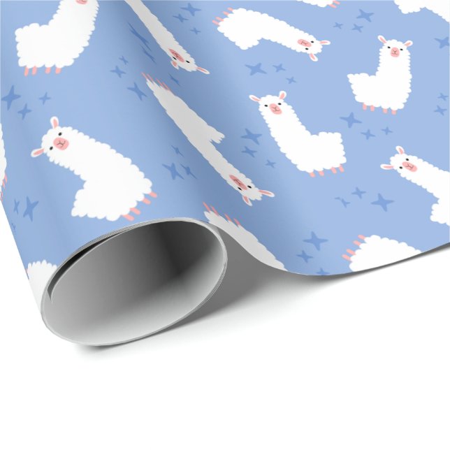 Papel De Presente Llama (Ponta do rolo)