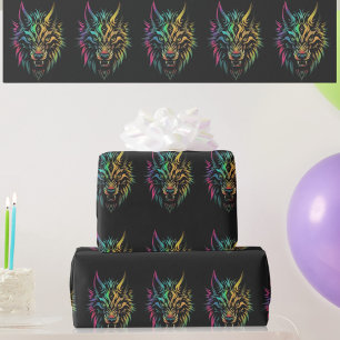 Papel De Presente Lobo espirito lobo lobos encaram o presente