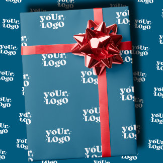 Papel De Presente Logo Wrapping Paper, Your Logo Here