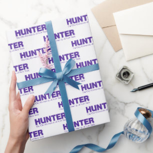 Papel De Presente Logotipo Acadêmico Hunter College CUNY