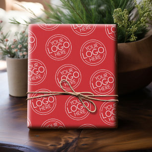 Papel De Presente Logotipo Básico de Negócios de Escritório com Info