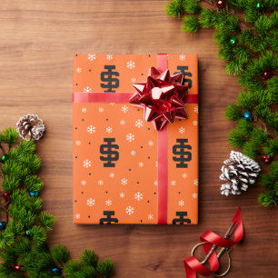 Papel De Presente Logotipo Bold Bengals da Universidade Estadual de