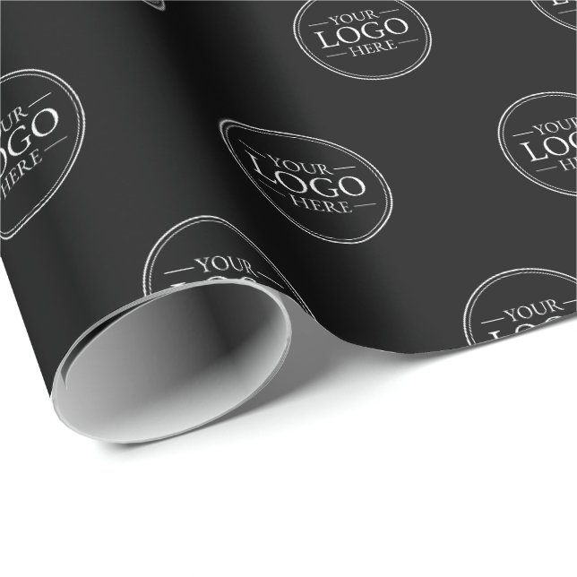 Papel De Presente Logotipo comercial personalizado (Ponta do rolo)