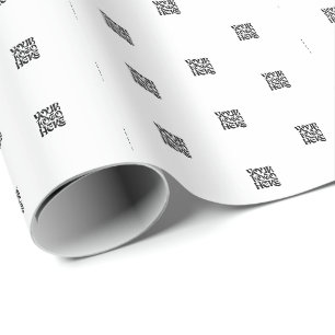Papel De Presente Logotipo comercial simples e elementos minúsculos