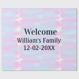 Papel De Presente logotipo de monograma minimalista simples personal