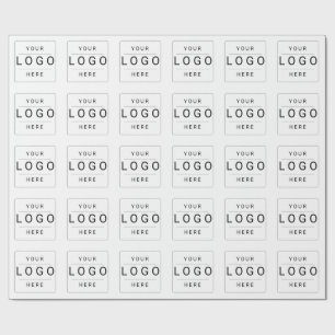Papel De Presente Logotipo Personalizado